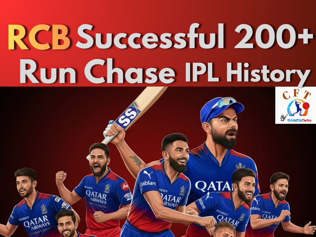 RCB Successful 200+ Run Chase in IPL History