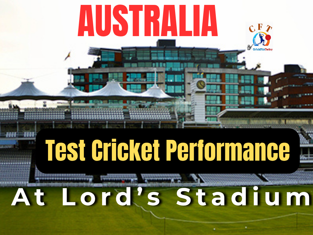 List of Australia's Test Matches at Lord's, London