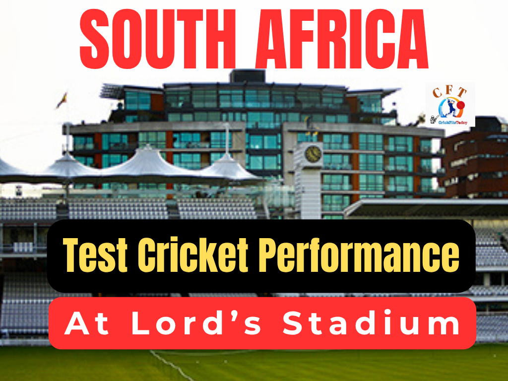 List of South Africa's Test Matches and Performance At Lord's London